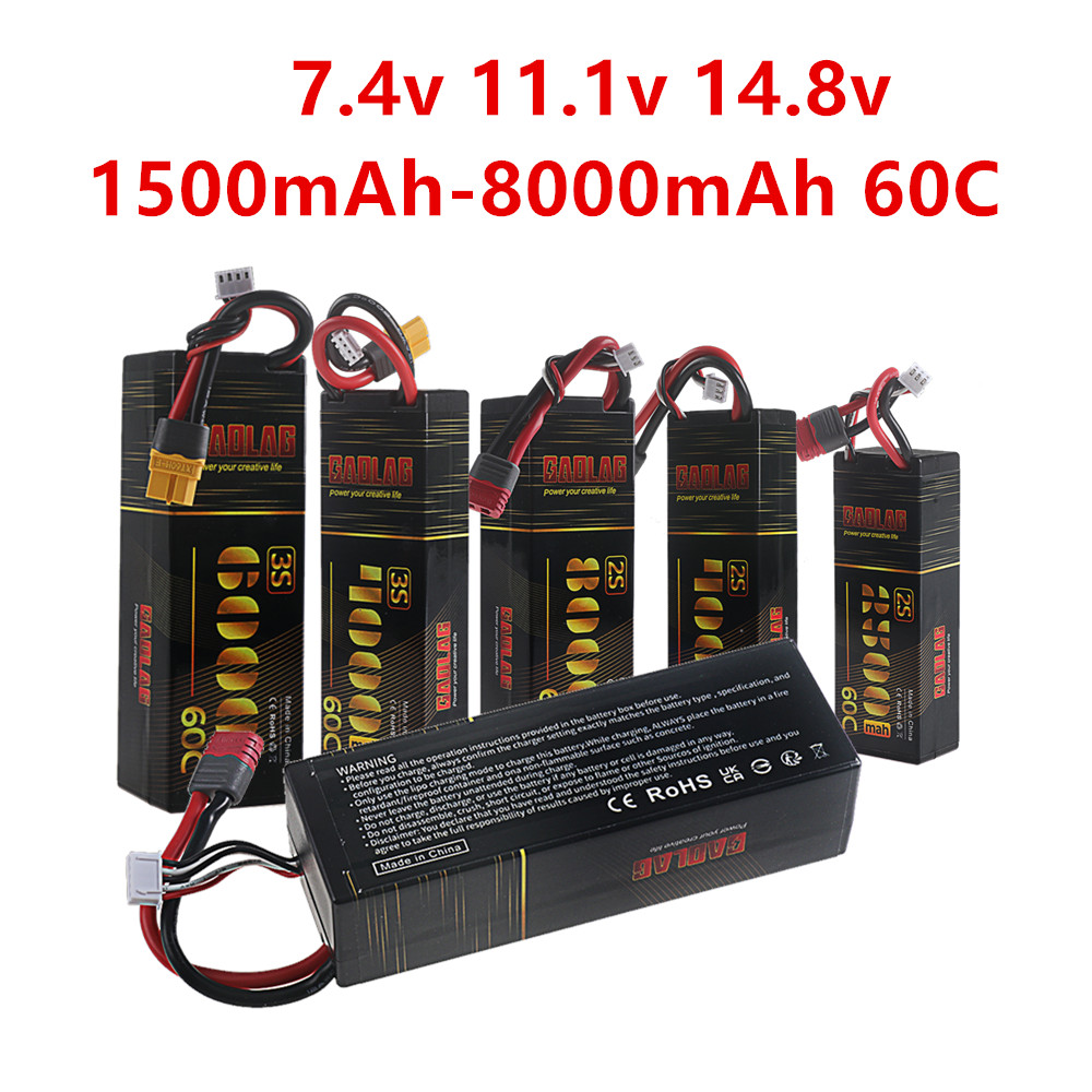4S Lipo Battery 14.8V 6000Mah - Batteria Lipo 2S 3S 4S 2500mAh