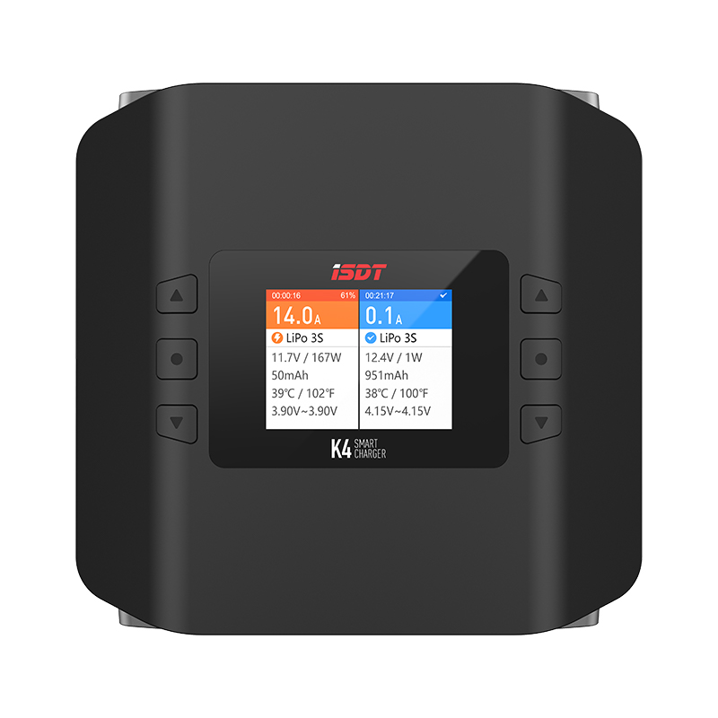 Isdt K4 Dual Lipo Charger - Caricabatterie/Scaricabatterie Intelligente a Doppia Modalità ISDT
