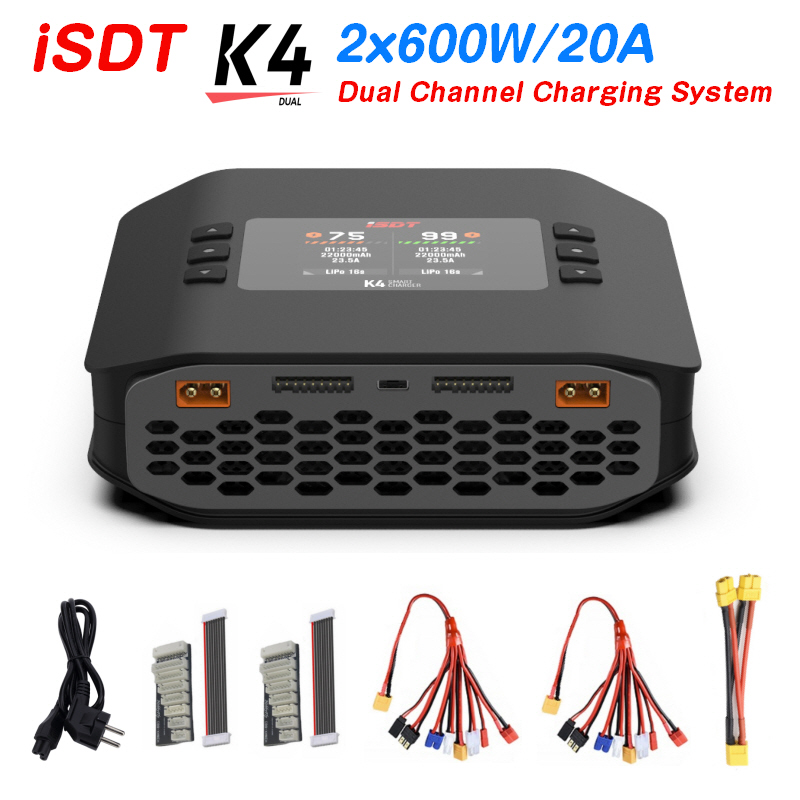 Caricabatterie intelligente IS - Isdt K4 Dual Lipo Charger recensione e prezzo