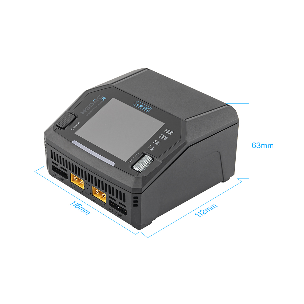 ToolkitRC M6DAC Pro AC300W M6D - Toolkitrc M6Dac Smart Charger recensione e prezzo